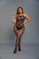 Dream Apparel Women's Black Sexy Teddy Lingerie Bodysuits, Mesh Babydoll, One Size Fishnet Dress
