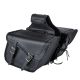No-Studs Curved Flap Saddlebag