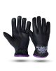 Ladies Leather Gloves Purple