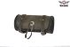 Brown Leather Motorcycle Tool Bag with Concho