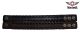 Brown and Black Leather Wristband