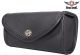Motorcycle Leather Windshield Bag W/ Braid