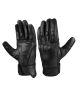 Black Gaunlet Motorcycle Gloves